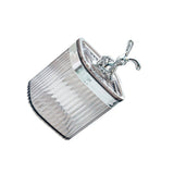 Toothpick Holder Large Capacity Fashion Look Toothpick Container Storage Box Jar for Home Restaurant Smoky Gray
