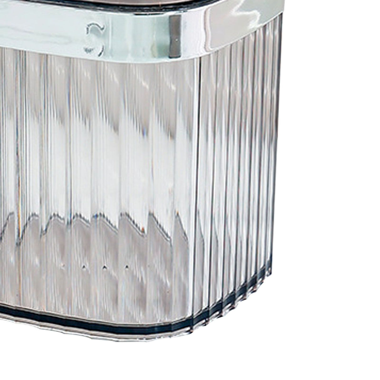 Toothpick Holder Large Capacity Fashion Look Toothpick Container Storage Box Jar for Home Restaurant Smoky Gray