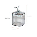 Toothpick Holder Large Capacity Fashion Look Toothpick Container Storage Box Jar for Home Restaurant Smoky Gray - Extra Image