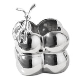 Storage Box Ceramic Modern Exquisite Rabbit Shape Decoration Multi Purpose Organizer Box for Cosmetics Keys Home Decor Silver