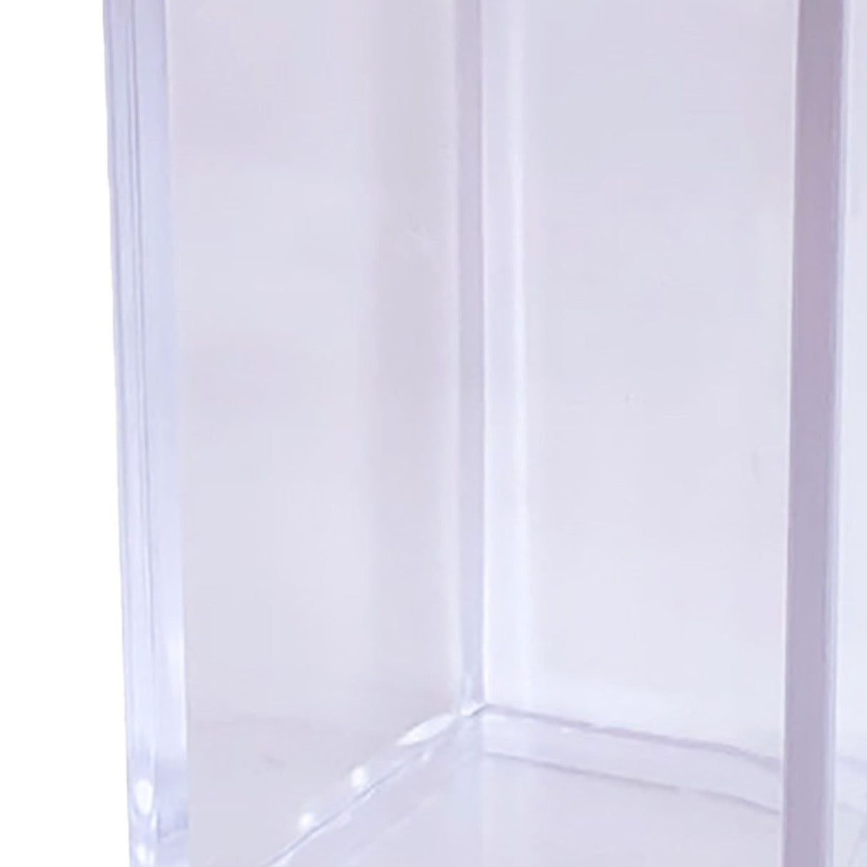 Acrylic Pencil Pen Holder Cup Transparent Clear Makeup Brush Storage Box Desktop Stationery Organizer for Office School Home