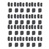 72Pcs Plastic Bed Slat End Caps Holders Centre Caps Plastic Connector Furniture Accessories for Holding and Securing Slats Black