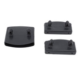 72Pcs Plastic Bed Slat End Caps Holders Centre Caps Plastic Connector Furniture Accessories for Holding and Securing Slats Black - Extra Image