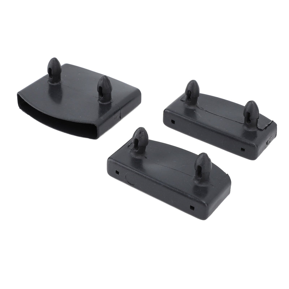 72Pcs Plastic Bed Slat End Caps Holders Centre Caps Plastic Connector Furniture Accessories for Holding and Securing Slats Black