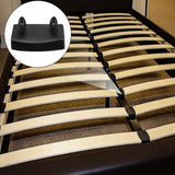 72Pcs Plastic Bed Slat End Caps Holders Centre Caps Plastic Connector Furniture Accessories for Holding and Securing Slats Black