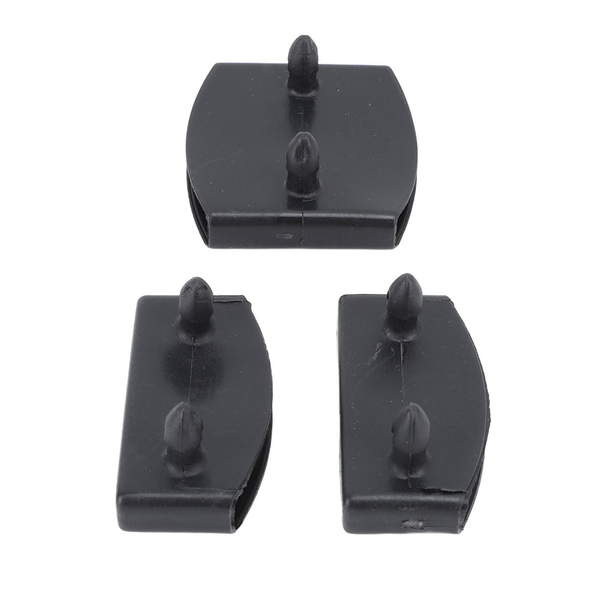 72Pcs Plastic Bed Slat End Caps Holders Centre Caps Plastic Connector Furniture Accessories for Holding and Securing Slats Black