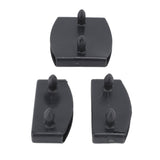 72Pcs Plastic Bed Slat End Caps Holders Centre Caps Plastic Connector Furniture Accessories for Holding and Securing Slats Black - Extra Image