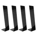 4 Pcs Acrylic Hair Band Display Stand Hair Clasp Hair Clasp Jewelry Display Holder for Shop Black