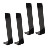 4 Pcs Acrylic Hair Band Display Stand Hair Clasp Hair Clasp Jewelry Display Holder for Shop Black
