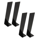 4 Pcs Acrylic Hair Band Display Stand Hair Clasp Hair Clasp Jewelry Display Holder for Shop Black