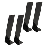 4 Pcs Acrylic Hair Band Display Stand Hair Clasp Hair Clasp Jewelry Display Holder for Shop Black