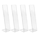 4 Pcs Acrylic Hair Band Display Stand Hair Clasp Hair Clasp Jewelry Display Holder for Shop Transparent