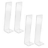 4 Pcs Acrylic Hair Band Display Stand Hair Clasp Hair Clasp Jewelry Display Holder for Shop Transparent - Low Angle