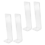 4 Pcs Acrylic Hair Band Display Stand Hair Clasp Hair Clasp Jewelry Display Holder for Shop Transparent - Extra Image