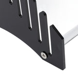 Record Storage Holder 12 Slots Acrylic Vinyl Record Organizer Easy Assembly Access Record Stand for Music Collection Album Black