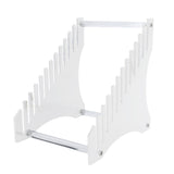 Record Storage Holder 12 Slots Acrylic Vinyl Record Organizer Easy Assembly Access Record Stand for Music Collection Album Transparent