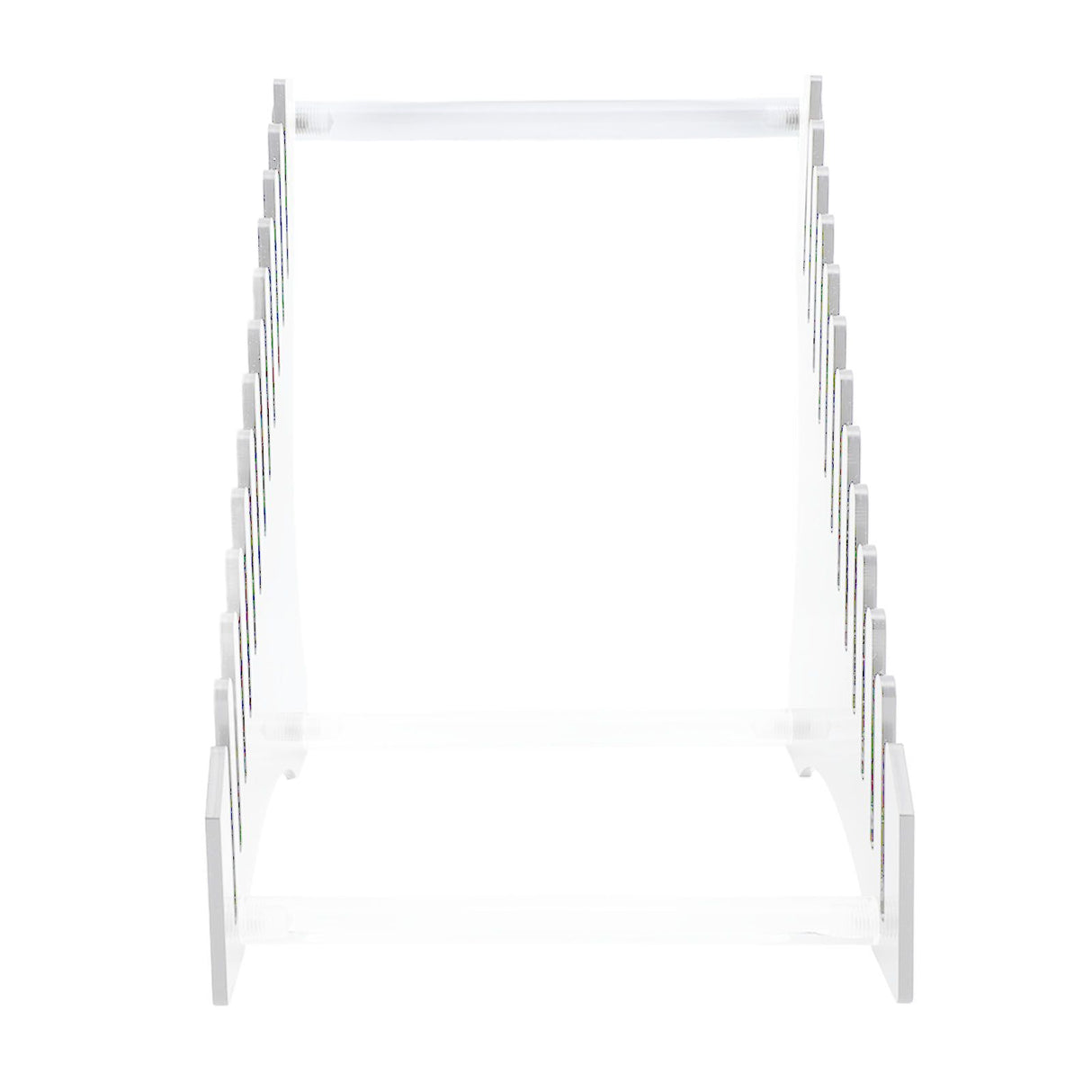 Record Storage Holder 12 Slots Acrylic Vinyl Record Organizer Easy Assembly Access Record Stand for Music Collection Album Transparent