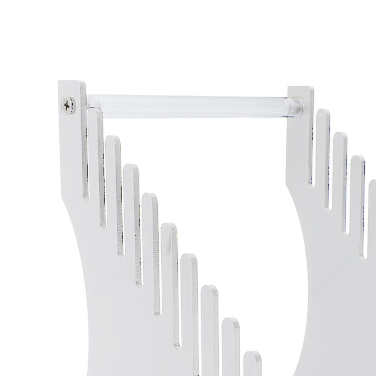 Record Storage Holder 12 Slots Acrylic Vinyl Record Organizer Easy Assembly Access Record Stand for Music Collection Album Transparent