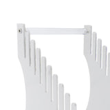Record Storage Holder 12 Slots Acrylic Vinyl Record Organizer Easy Assembly Access Record Stand for Music Collection Album Transparent