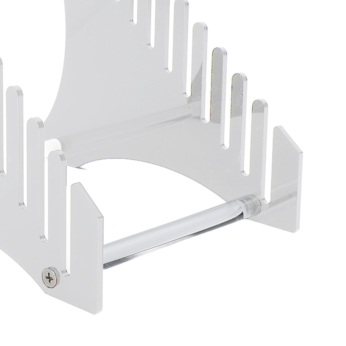 Record Storage Holder 12 Slots Acrylic Vinyl Record Organizer Easy Assembly Access Record Stand for Music Collection Album Transparent