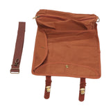 Bartender Roll Bag Carrying Bag with Shoulder Strap Large Capacity Waterproof Barware Tool Bag for Party Camping Travel - Rear View