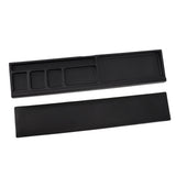 Keyboard Wrist Rest Pad Ergonomic Soft Prevent Slip Keyboard Wrist Support with Partition Storage Case for Office Black - Front View