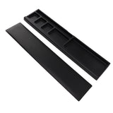 Keyboard Wrist Rest Pad Ergonomic Soft Prevent Slip Keyboard Wrist Support with Partition Storage Case for Office Black
