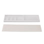 Keyboard Wrist Rest Pad Ergonomic Soft Prevent Slip Keyboard Wrist Support with Partition Storage Case for Office White