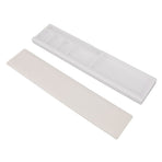 Keyboard Wrist Rest Pad Ergonomic Soft Prevent Slip Keyboard Wrist Support with Partition Storage Case for Office White