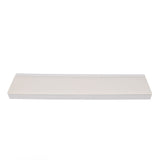 Keyboard Wrist Rest Pad Ergonomic Soft Prevent Slip Keyboard Wrist Support with Partition Storage Case for Office White - Rear View