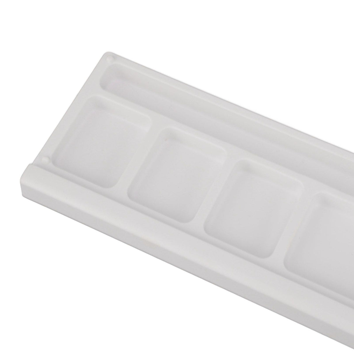 Keyboard Wrist Rest Pad Ergonomic Soft Prevent Slip Keyboard Wrist Support with Partition Storage Case for Office White