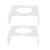 2PCS Football Stand Clear Display Holder Acrylic Stable Support Anti Scratch Versatile Display Rack for Basketball Volleyball