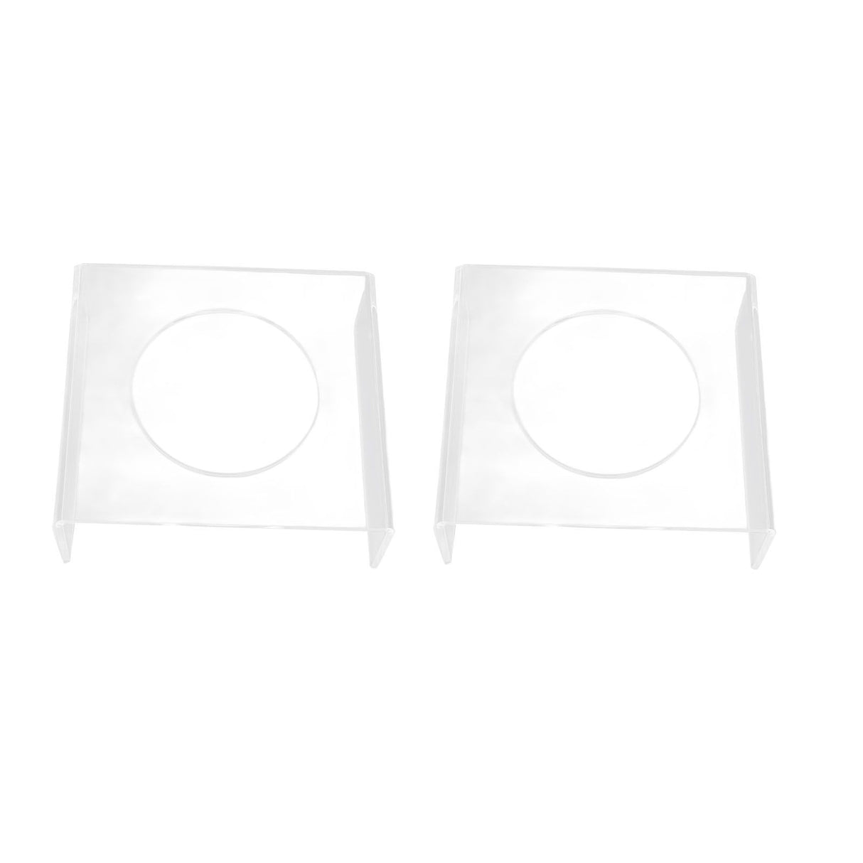 2PCS Football Stand Clear Display Holder Acrylic Stable Support Anti Scratch Versatile Display Rack for Basketball Volleyball
