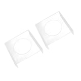 2PCS Football Stand Clear Display Holder Acrylic Stable Support Anti Scratch Versatile Display Rack for Basketball Volleyball