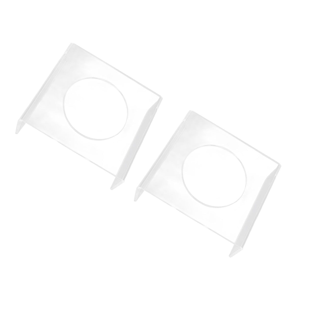 2PCS Football Stand Clear Display Holder Acrylic Stable Support Anti Scratch Versatile Display Rack for Basketball Volleyball