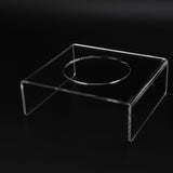2PCS Football Stand Clear Display Holder Acrylic Stable Support Anti Scratch Versatile Display Rack for Basketball Volleyball