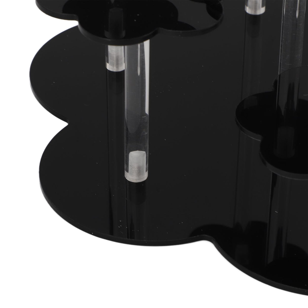 Acrylic Display Stand Figures Perfume Organizers Storage Risers Cupcake Dessert Conutertop Desktop Decoration Organizer Black
