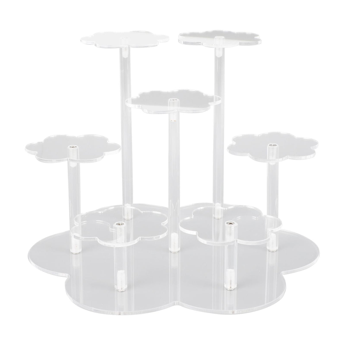 Acrylic Display Stand Figures Perfume Organizers Storage Risers Cupcake Dessert Conutertop Desktop Decoration Organizer Transparent