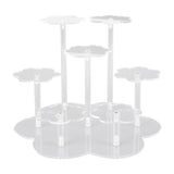 Acrylic Display Stand Figures Perfume Organizers Storage Risers Cupcake Dessert Conutertop Desktop Decoration Organizer Transparent