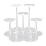 Acrylic Display Stand Figures Perfume Organizers Storage Risers Cupcake Dessert Conutertop Desktop Decoration Organizer Transparent