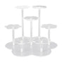 Acrylic Display Stand Figures Perfume Organizers Storage Risers Cupcake Dessert Conutertop Desktop Decoration Organizer Transparent