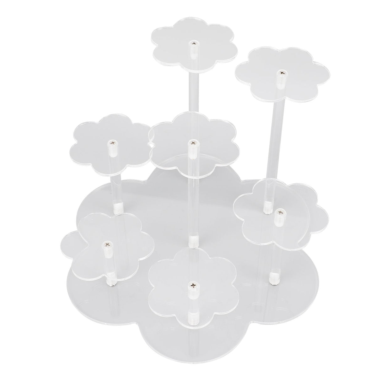 Acrylic Display Stand Figures Perfume Organizers Storage Risers Cupcake Dessert Conutertop Desktop Decoration Organizer Transparent