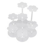Acrylic Display Stand Figures Perfume Organizers Storage Risers Cupcake Dessert Conutertop Desktop Decoration Organizer Transparent