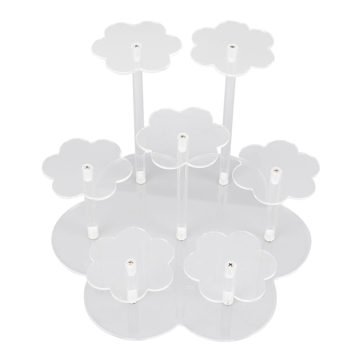 Acrylic Display Stand Figures Perfume Organizers Storage Risers Cupcake Dessert Conutertop Desktop Decoration Organizer Transparent
