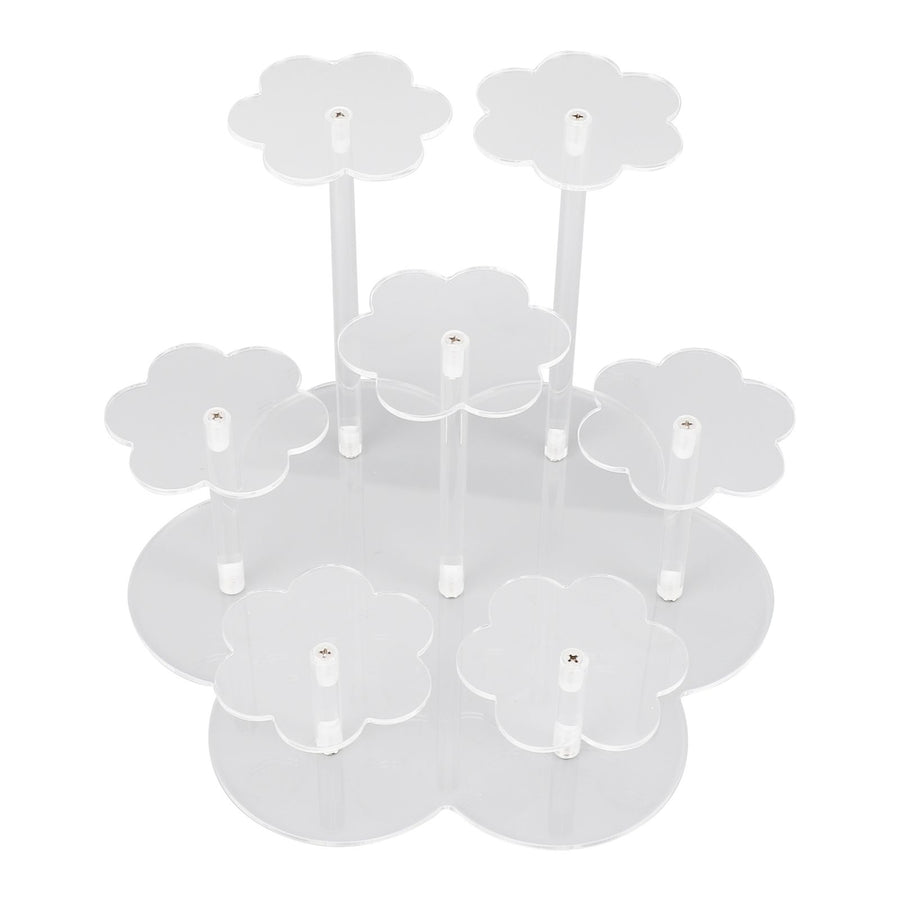 Acrylic Display Stand Figures Perfume Organizers Storage Risers Cupcake Dessert Conutertop Desktop Decoration Organizer Transparent