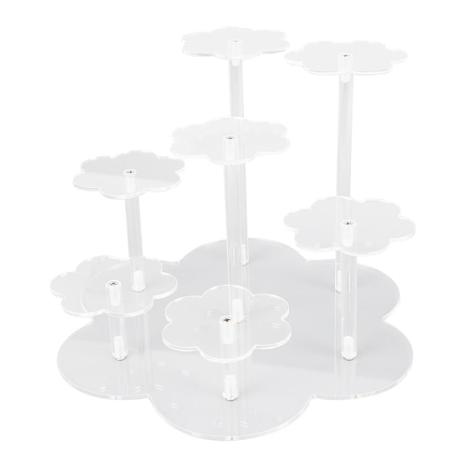 Acrylic Display Stand Figures Perfume Organizers Storage Risers Cupcake Dessert Conutertop Desktop Decoration Organizer Transparent