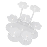 Acrylic Display Stand Figures Perfume Organizers Storage Risers Cupcake Dessert Conutertop Desktop Decoration Organizer Transparent - Close-Up Angle