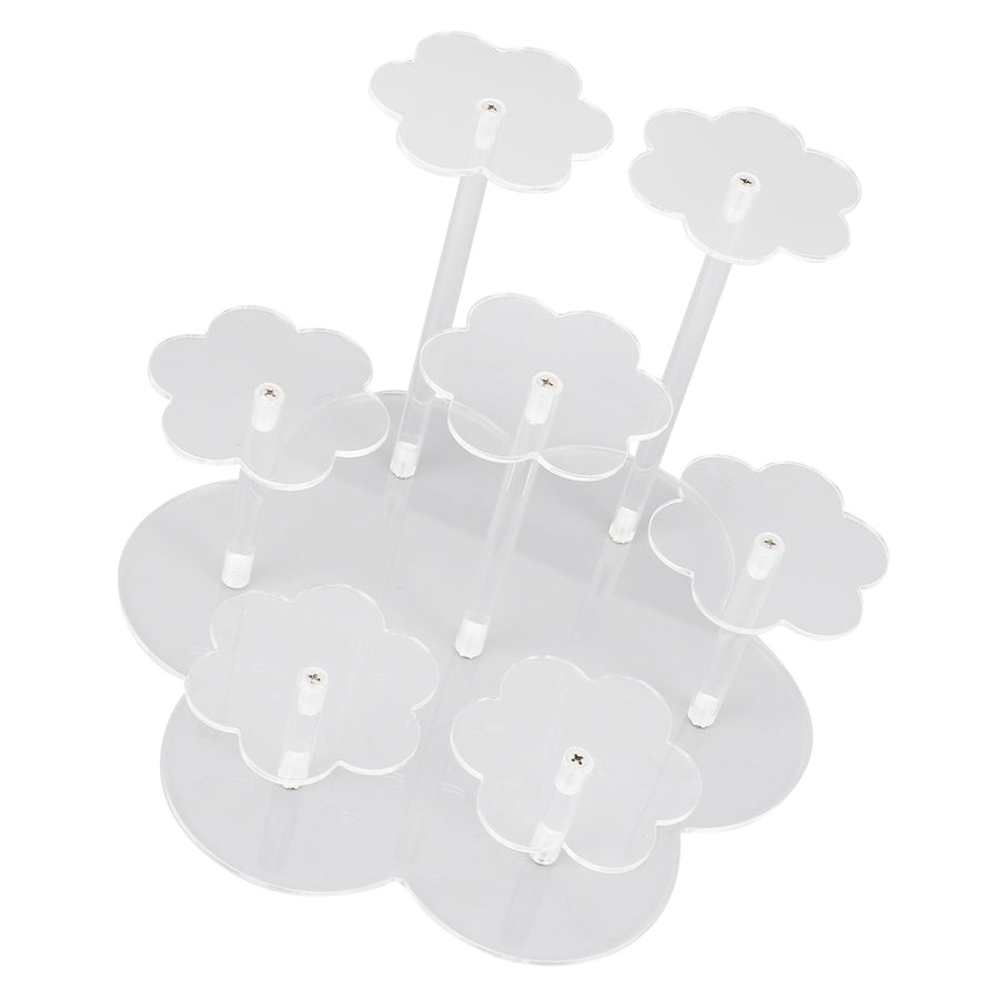 Acrylic Display Stand Figures Perfume Organizers Storage Risers Cupcake Dessert Conutertop Desktop Decoration Organizer Transparent