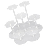 Acrylic Display Stand Figures Perfume Organizers Storage Risers Cupcake Dessert Conutertop Desktop Decoration Organizer Transparent