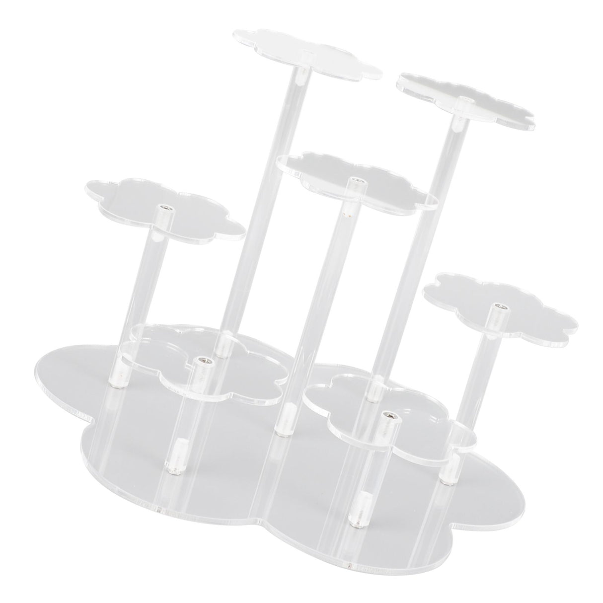 Acrylic Display Stand Figures Perfume Organizers Storage Risers Cupcake Dessert Conutertop Desktop Decoration Organizer Transparent